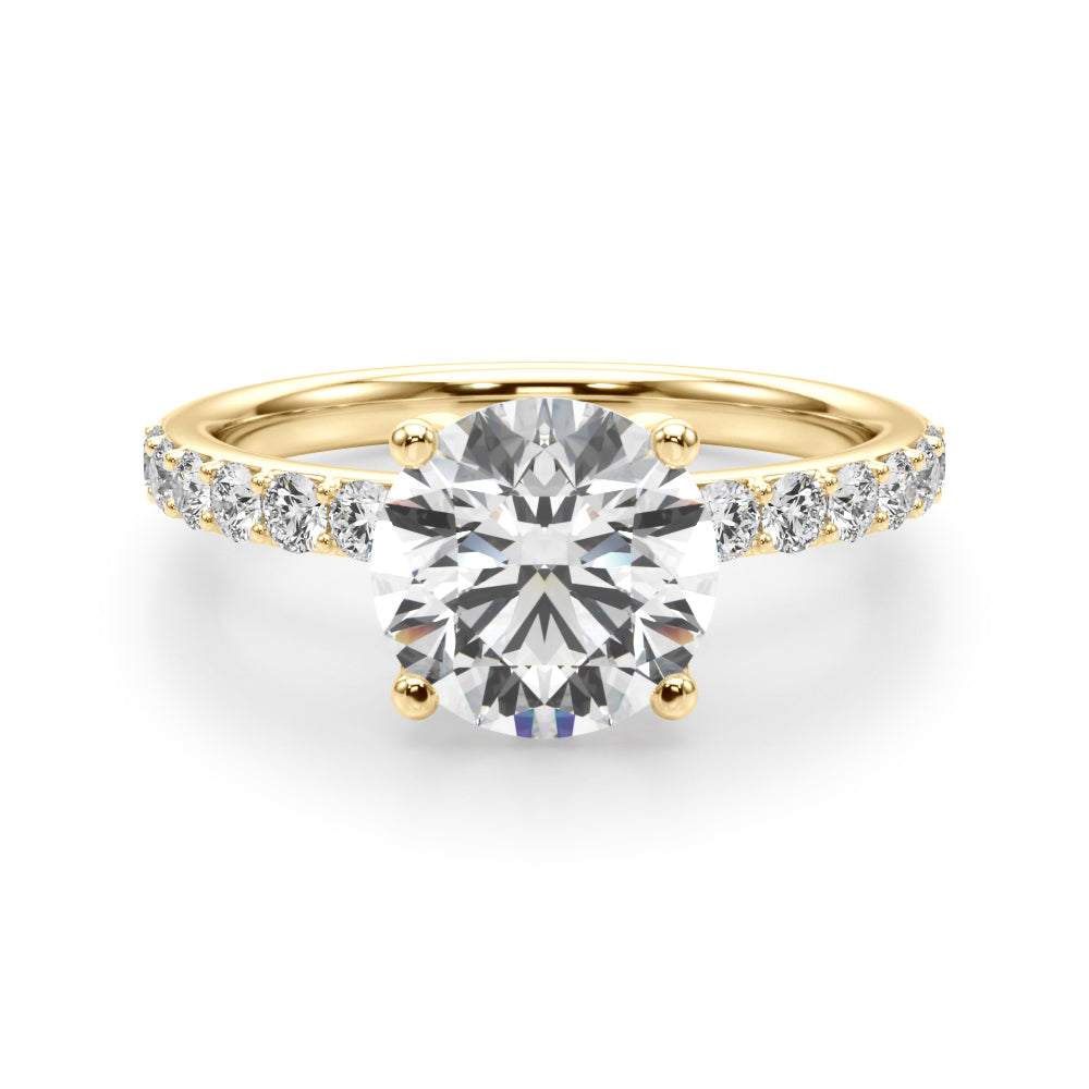 yellow gold | shape: round