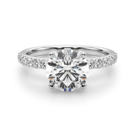 white gold, platinum | shape: round