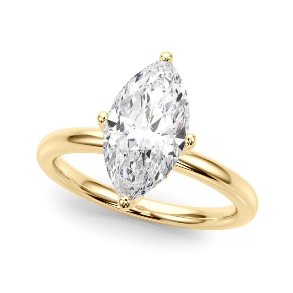 yellow gold | shape: marquise