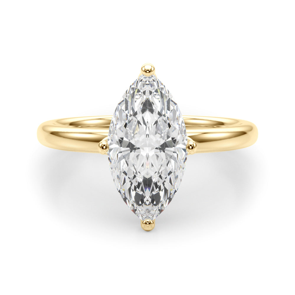 yellow gold | shape: marquise