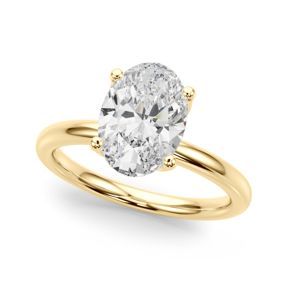 yellow gold | shape: oval