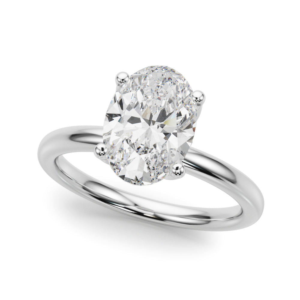 white gold, platinum | shape: oval