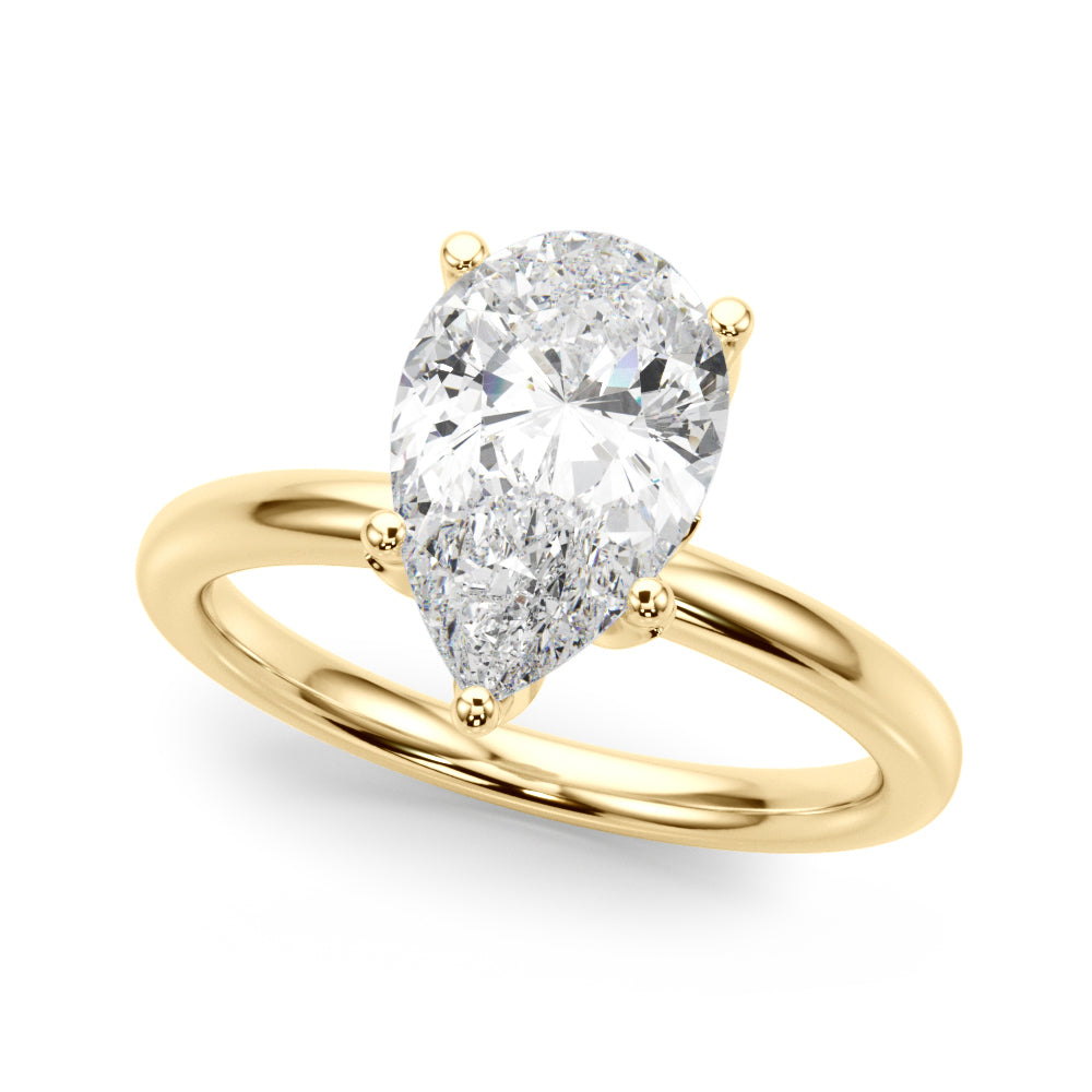 yellow gold | shape: pear