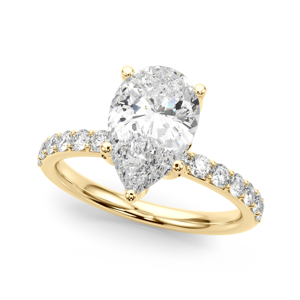 yellow gold | shape: pear