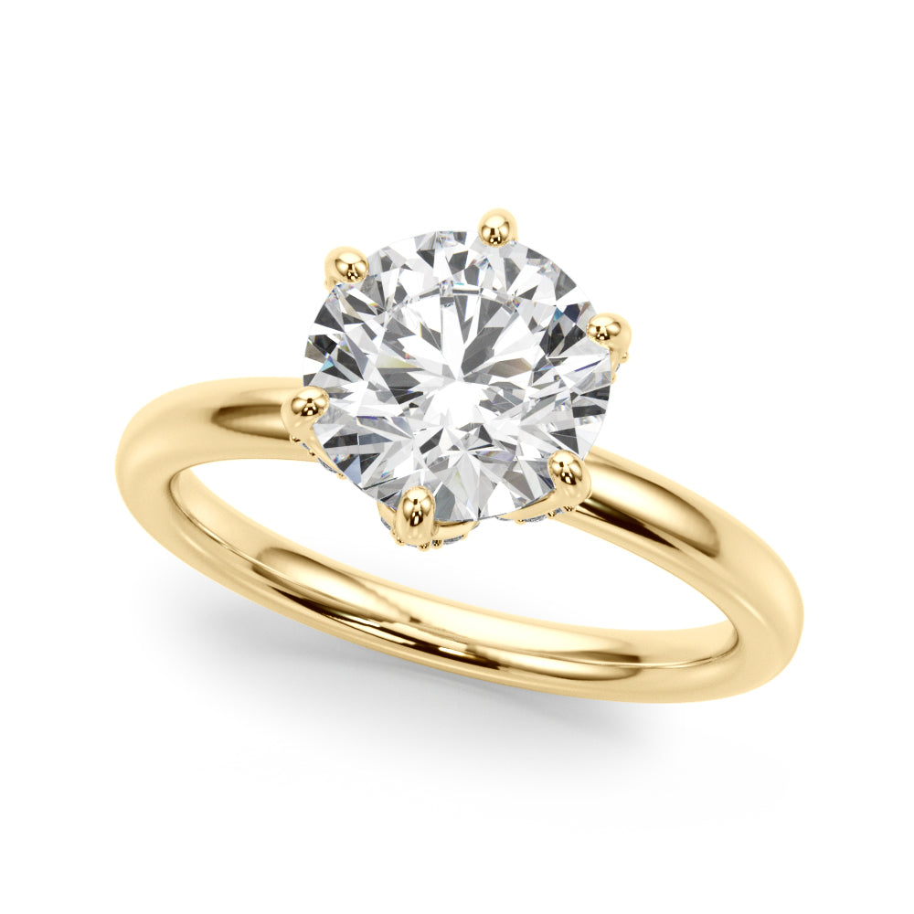 yellow gold | shape: round