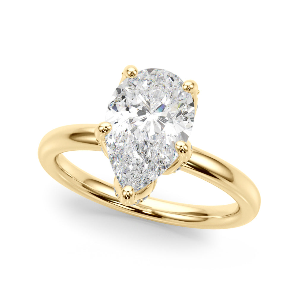 yellow gold | shape: pear
