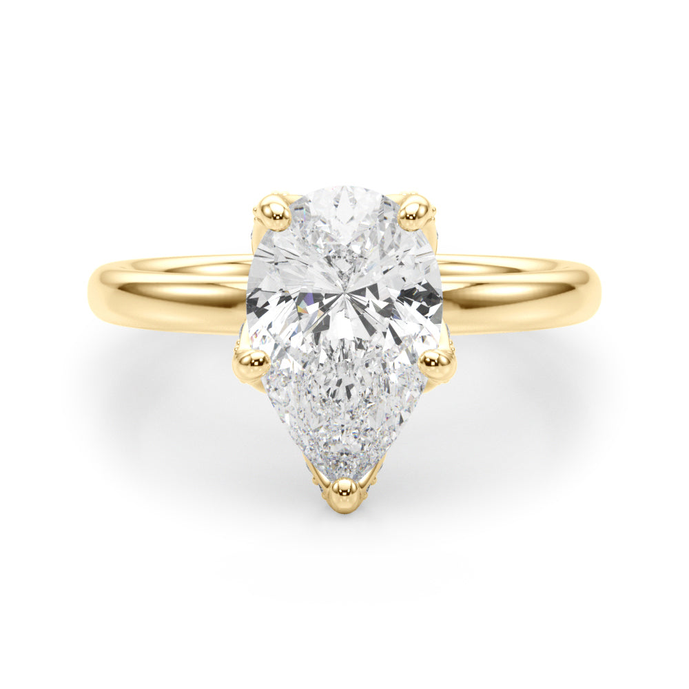 yellow gold | shape: pear