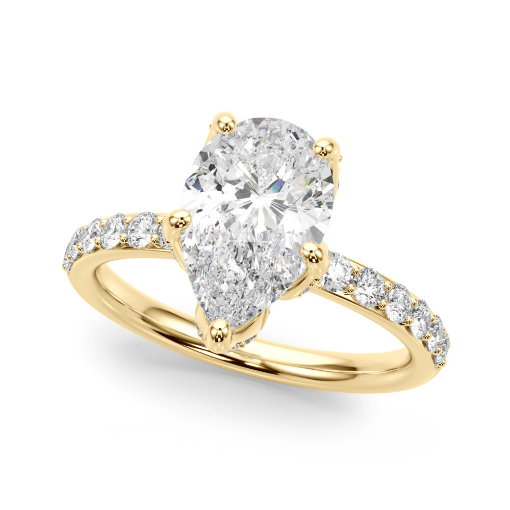 yellow gold | shape: pear