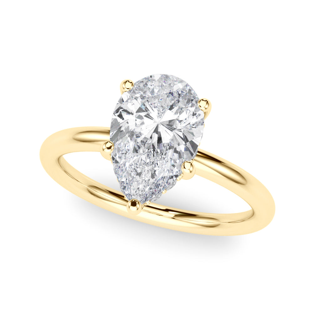 yellow gold | shape: pear