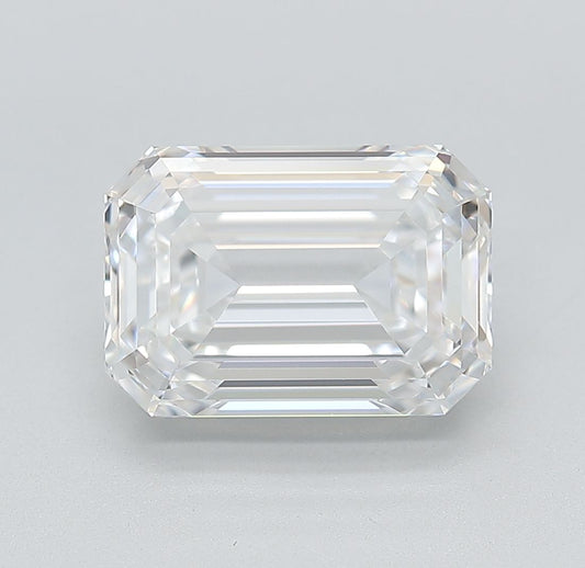 4.17 Carat D IF Emerald Lab Diamond