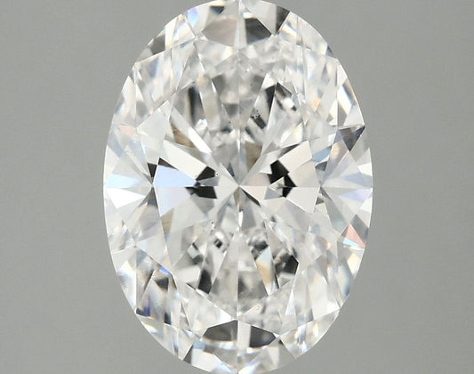 3.01 Carat E VS2 Oval Lab Diamond