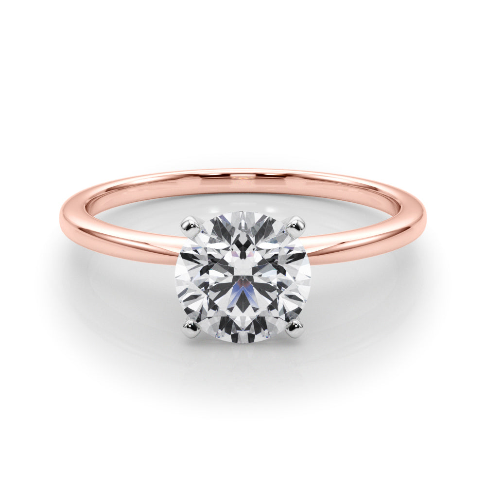rose gold | shape: round