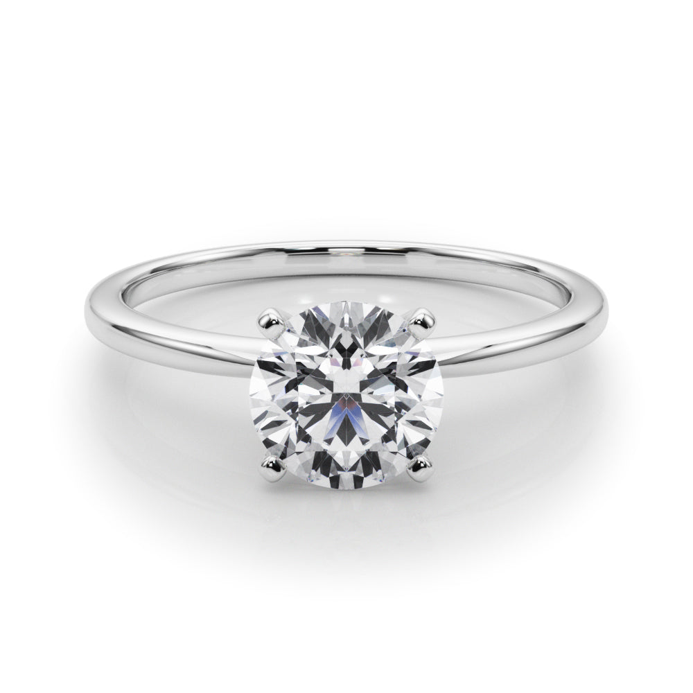 white gold, platinum | shape: round