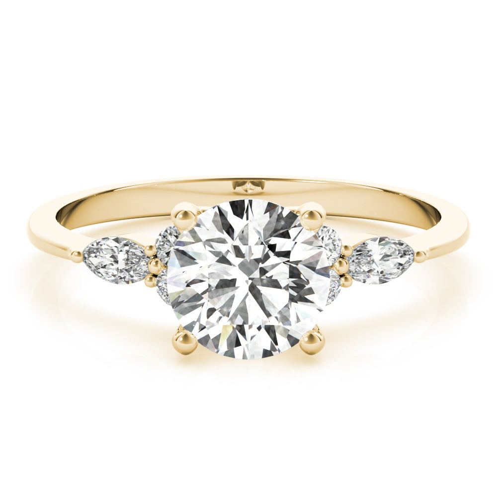 yellow gold | shape: round