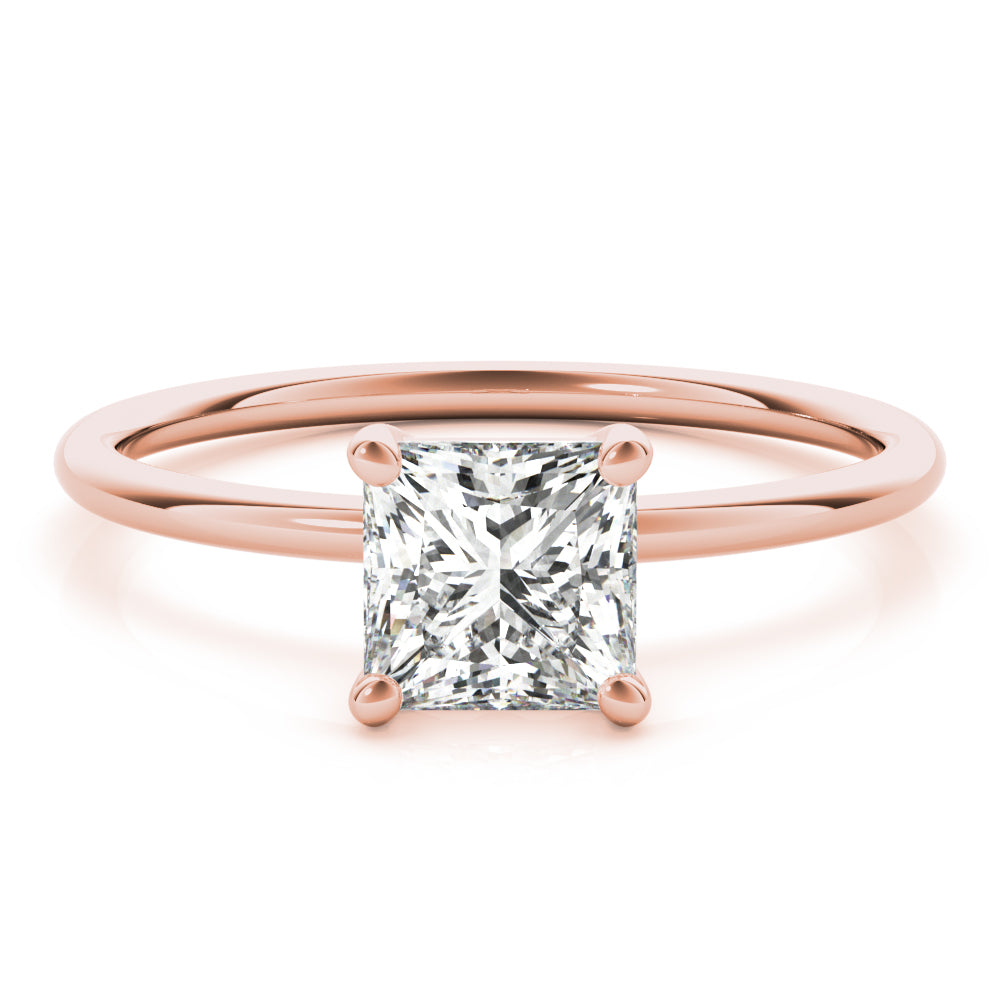 rose gold | shape: princess