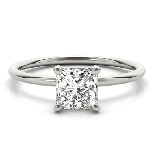 white gold, platinum | shape: princess
