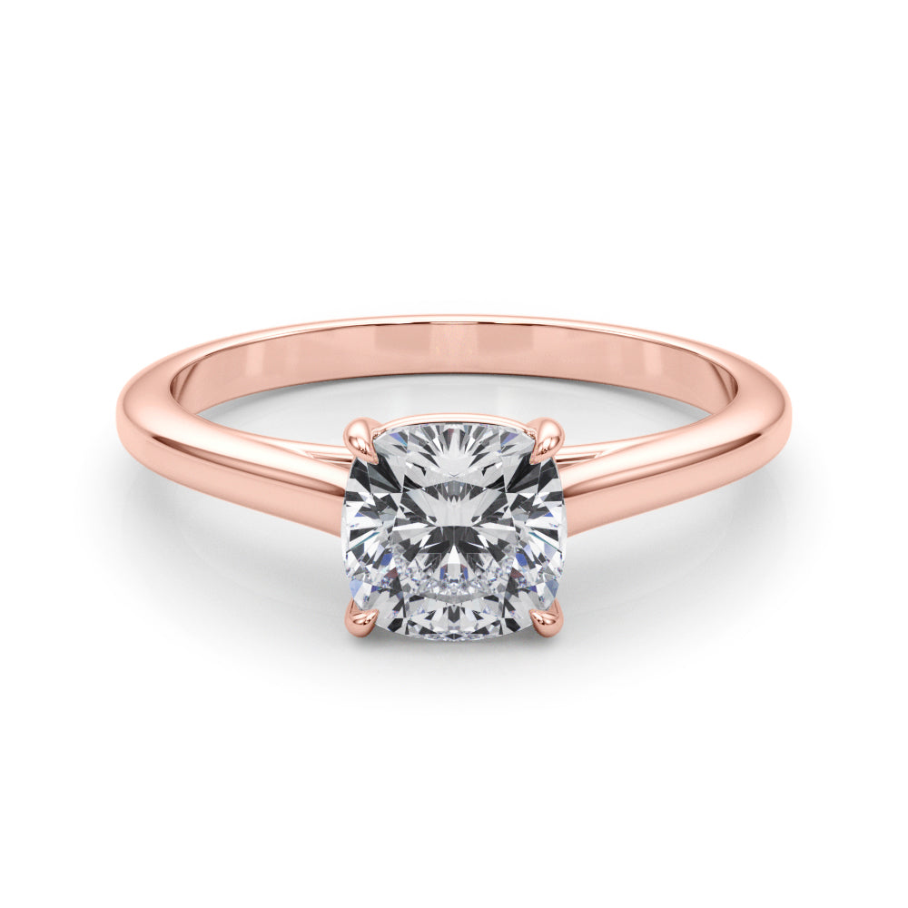 rose gold | shape: cushion
