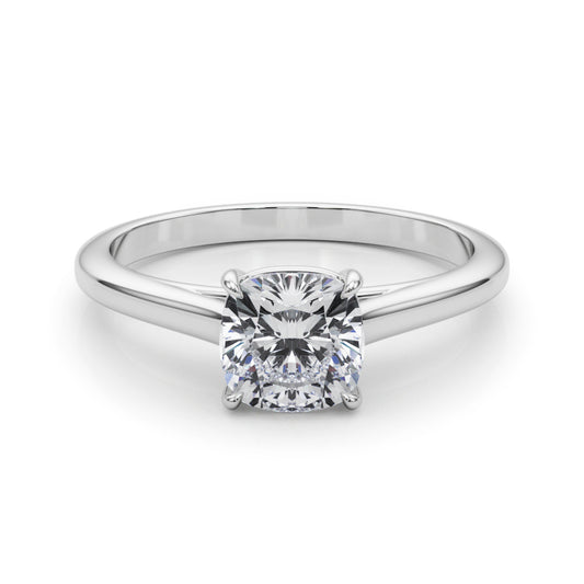 white gold, platinum | shape: cushion