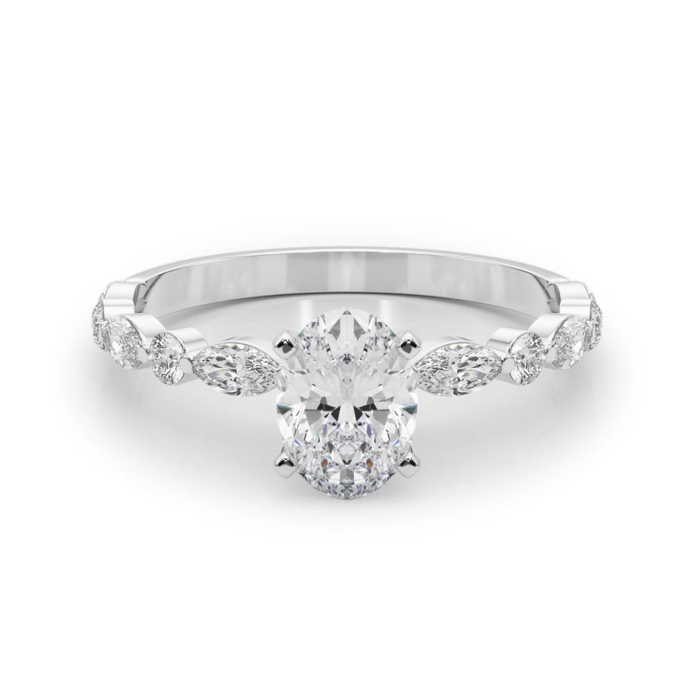 white gold, platinum
