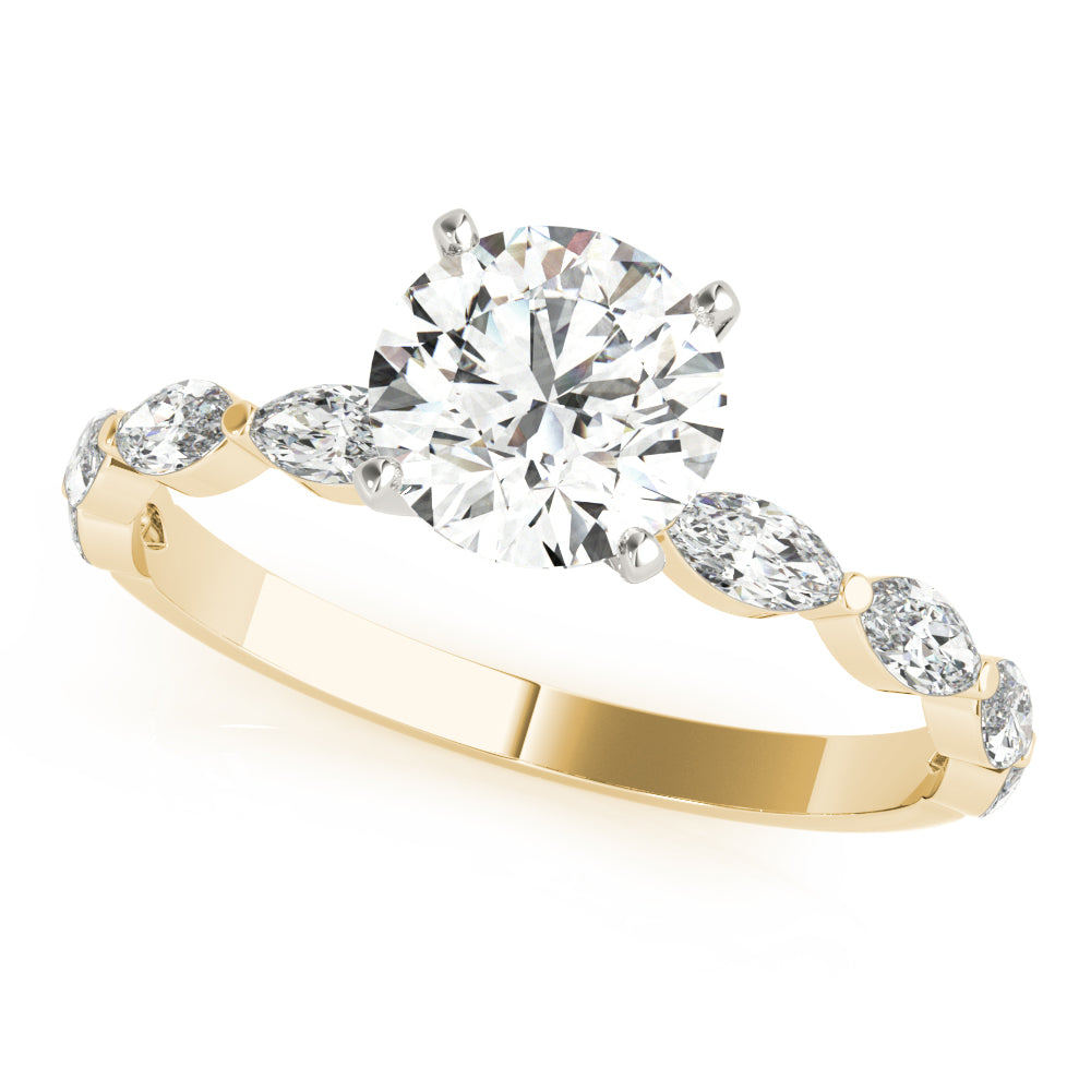 yellow gold | shape: round