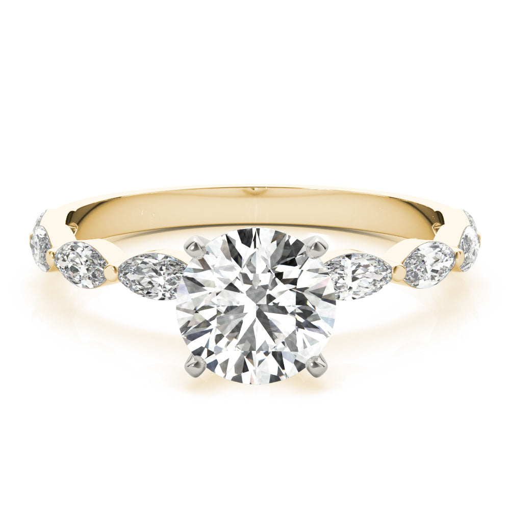 yellow gold | shape: round