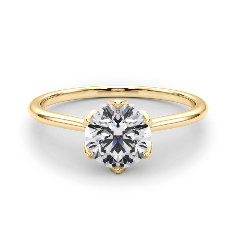 yellow gold | shape: round
