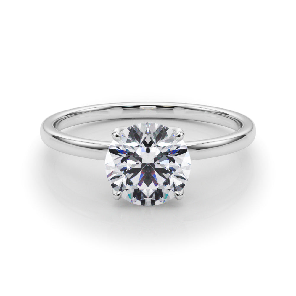 white gold, platinum | shape: round