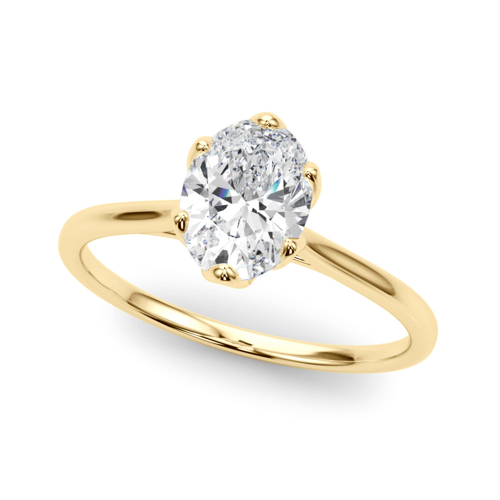 yellow gold | shape: oval