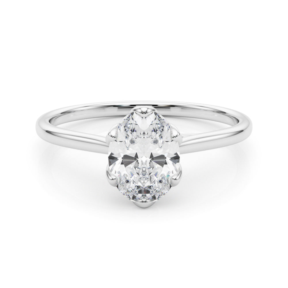 white gold, platinum | shape: oval