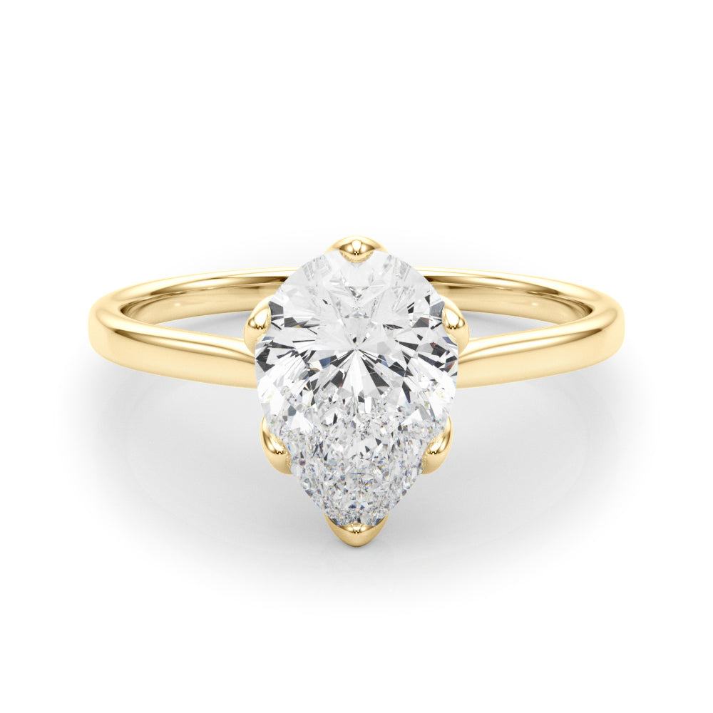 yellow gold | shape: pear