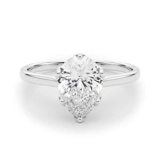 white gold, platinum | shape: pear