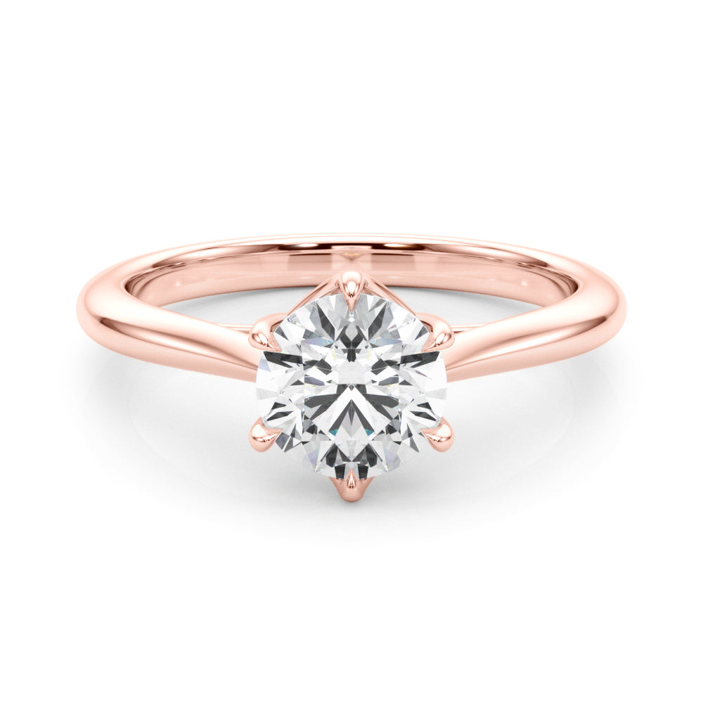 rose gold | shape: round