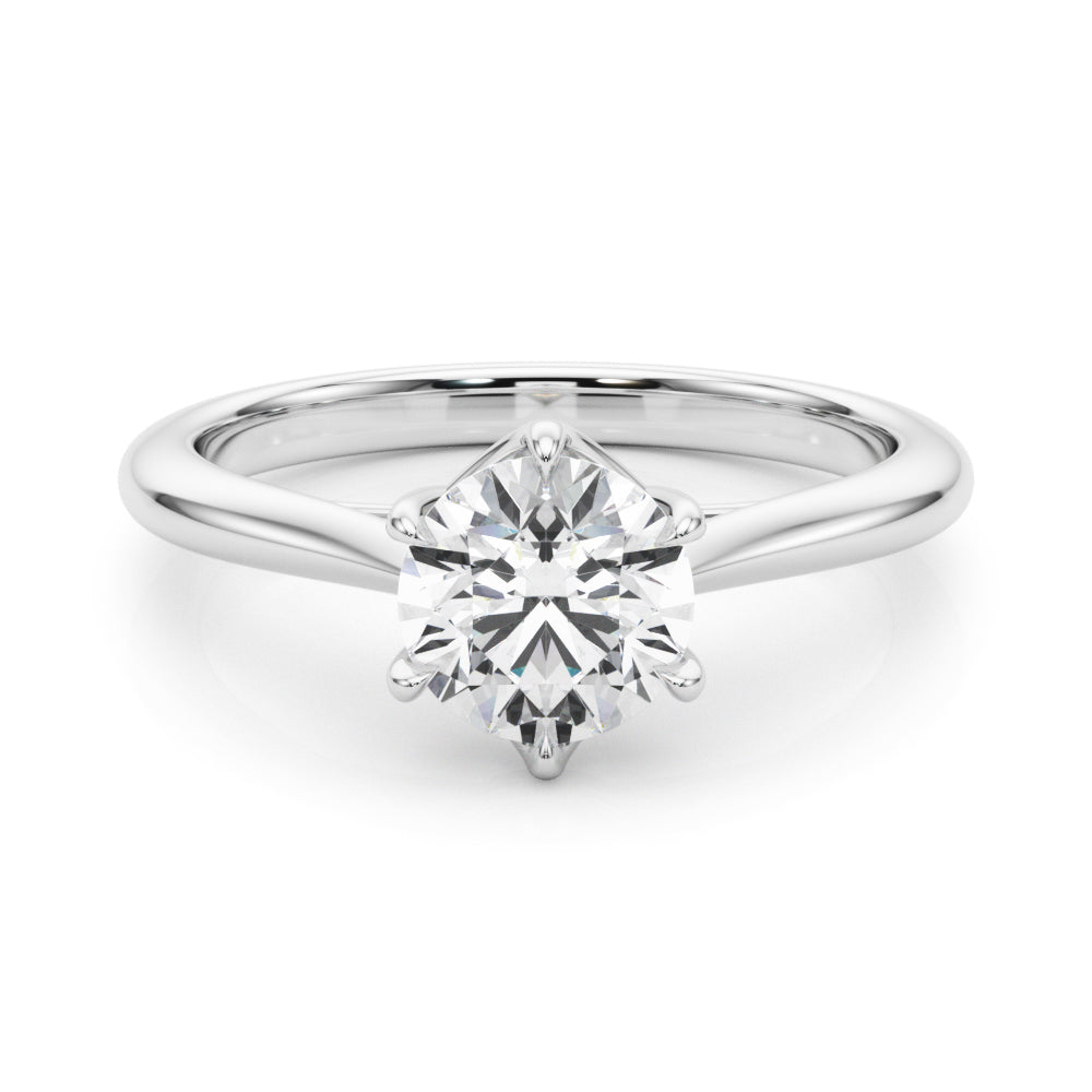 white gold, platinum | shape: round