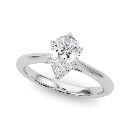 white gold, platinum | shape: pear