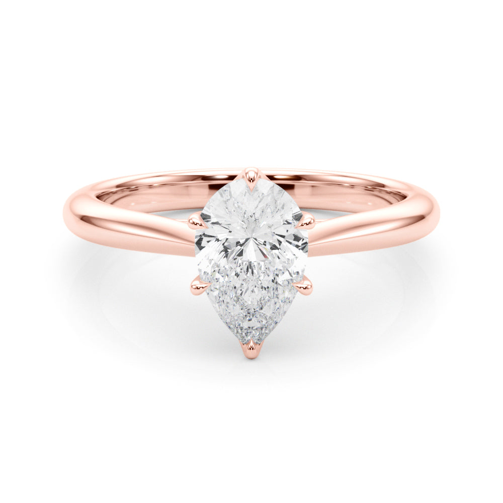 rose gold | shape: pear