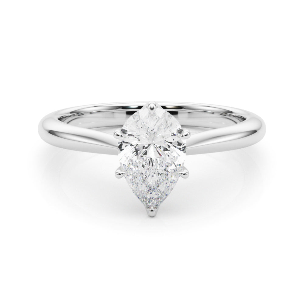 white gold, platinum | shape: pear