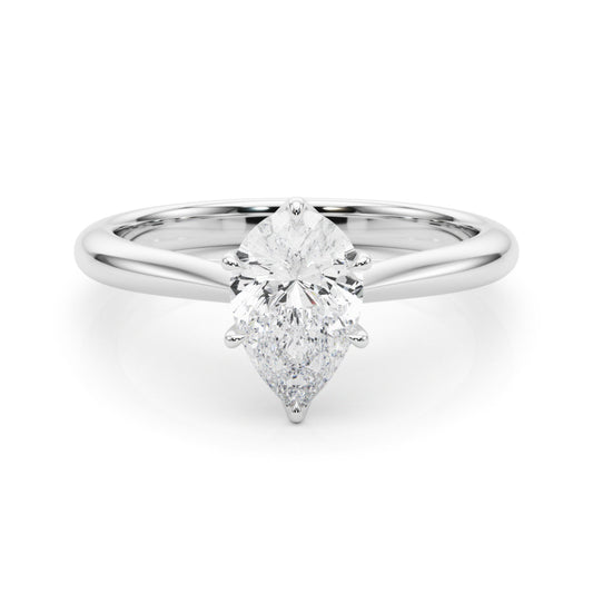 white gold, platinum | shape: pear
