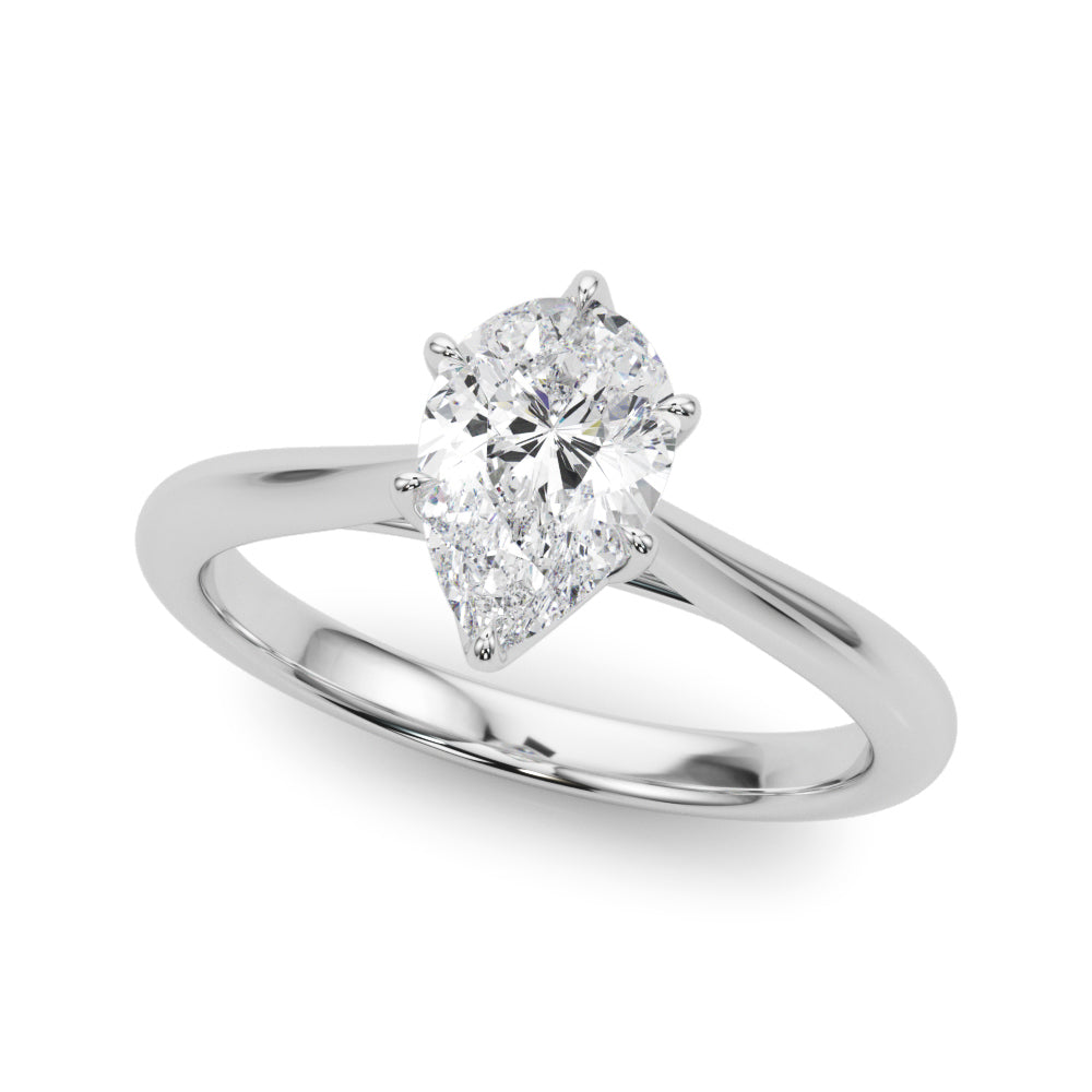 white gold, platinum | shape: pear