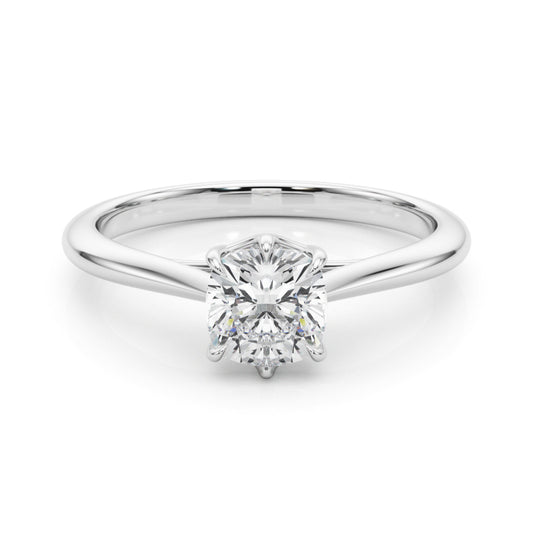 white gold, platinum | shape: cushion