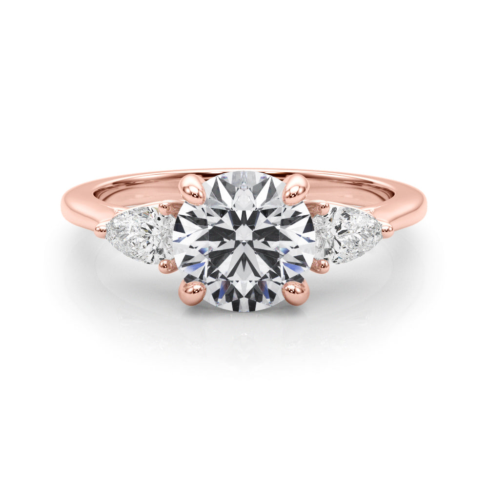 rose gold | shape: round