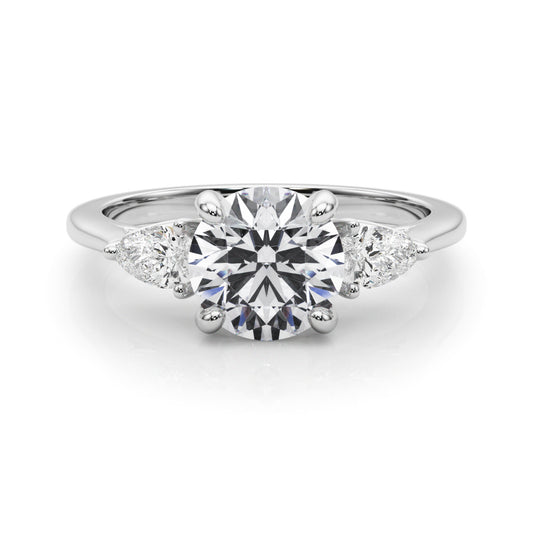 white gold, platinum | shape: round
