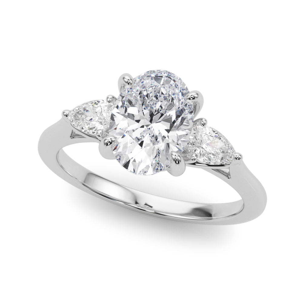 white gold, platinum | shape: oval