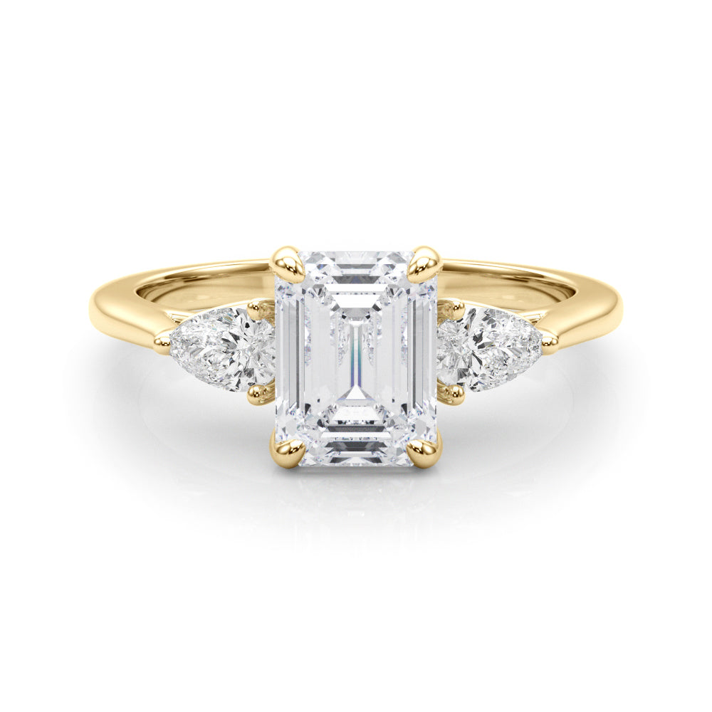 yellow gold | shape: emerald