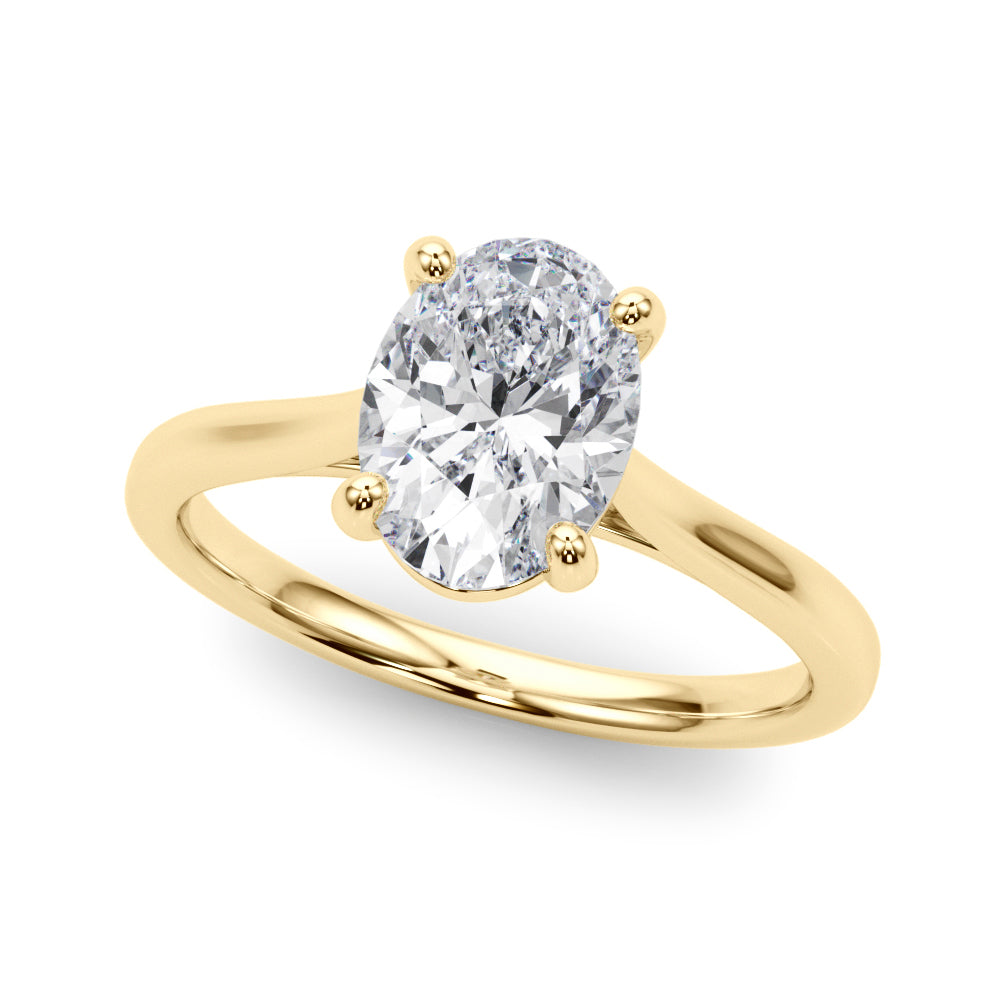 yellow gold | shape: oval