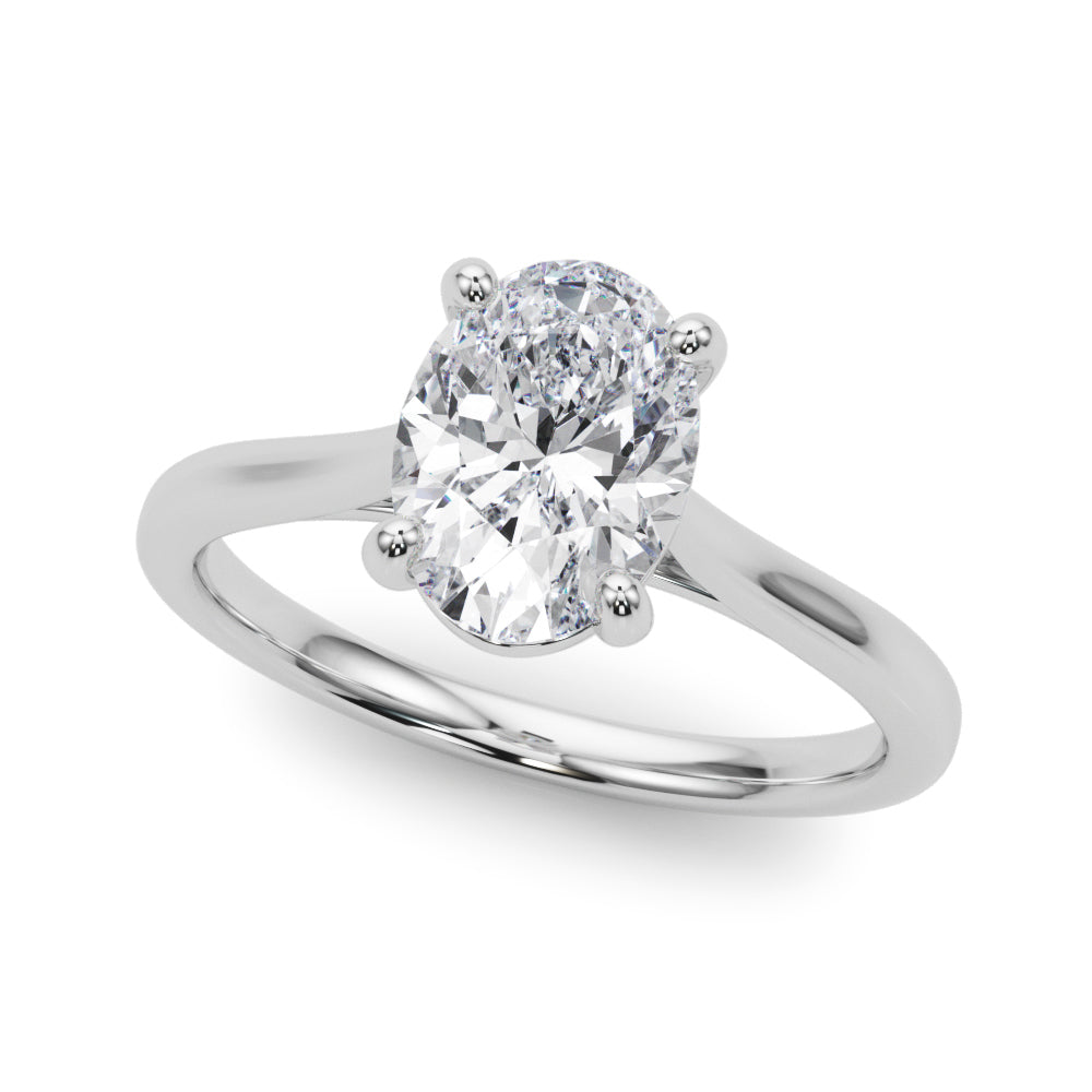 white gold, platinum | shape: oval