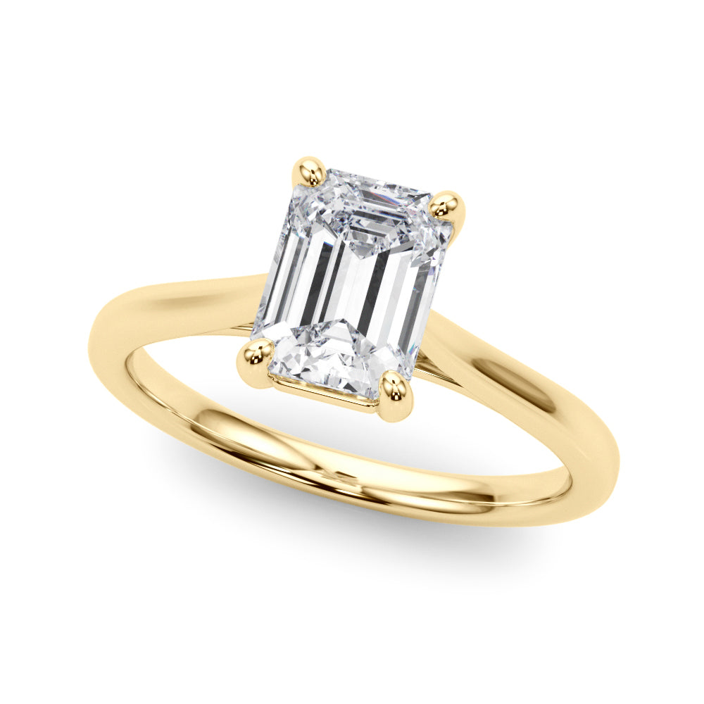 yellow gold | shape: emerald