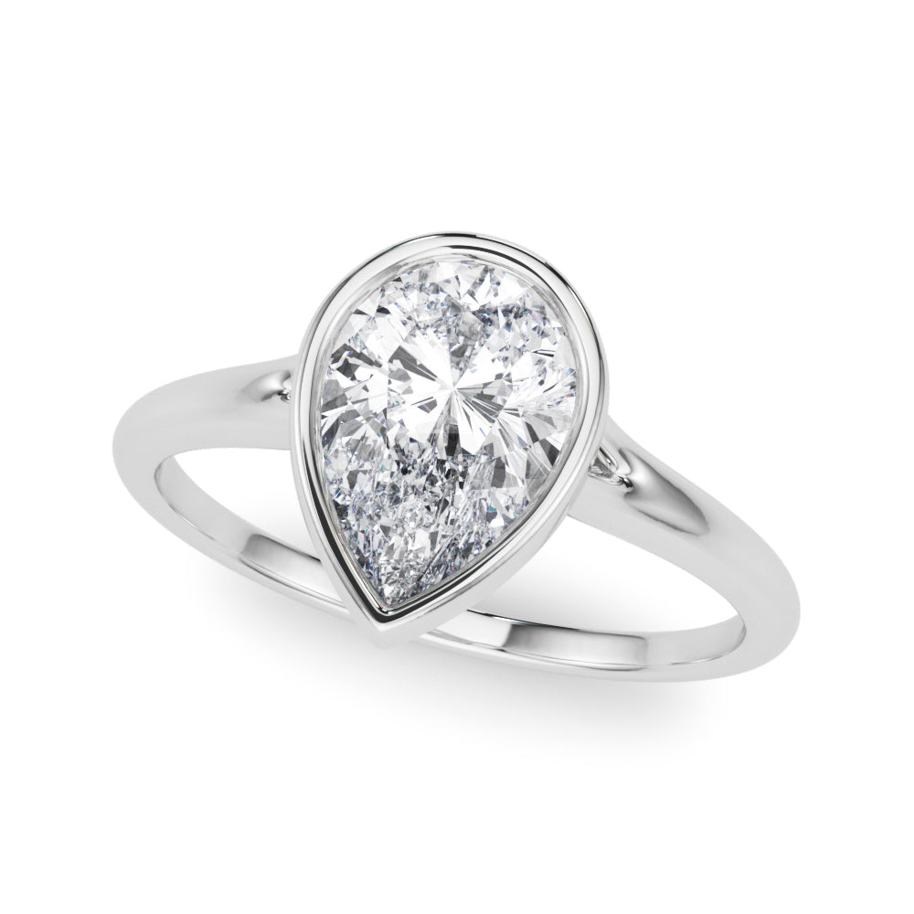 white gold, platinum | shape: pear
