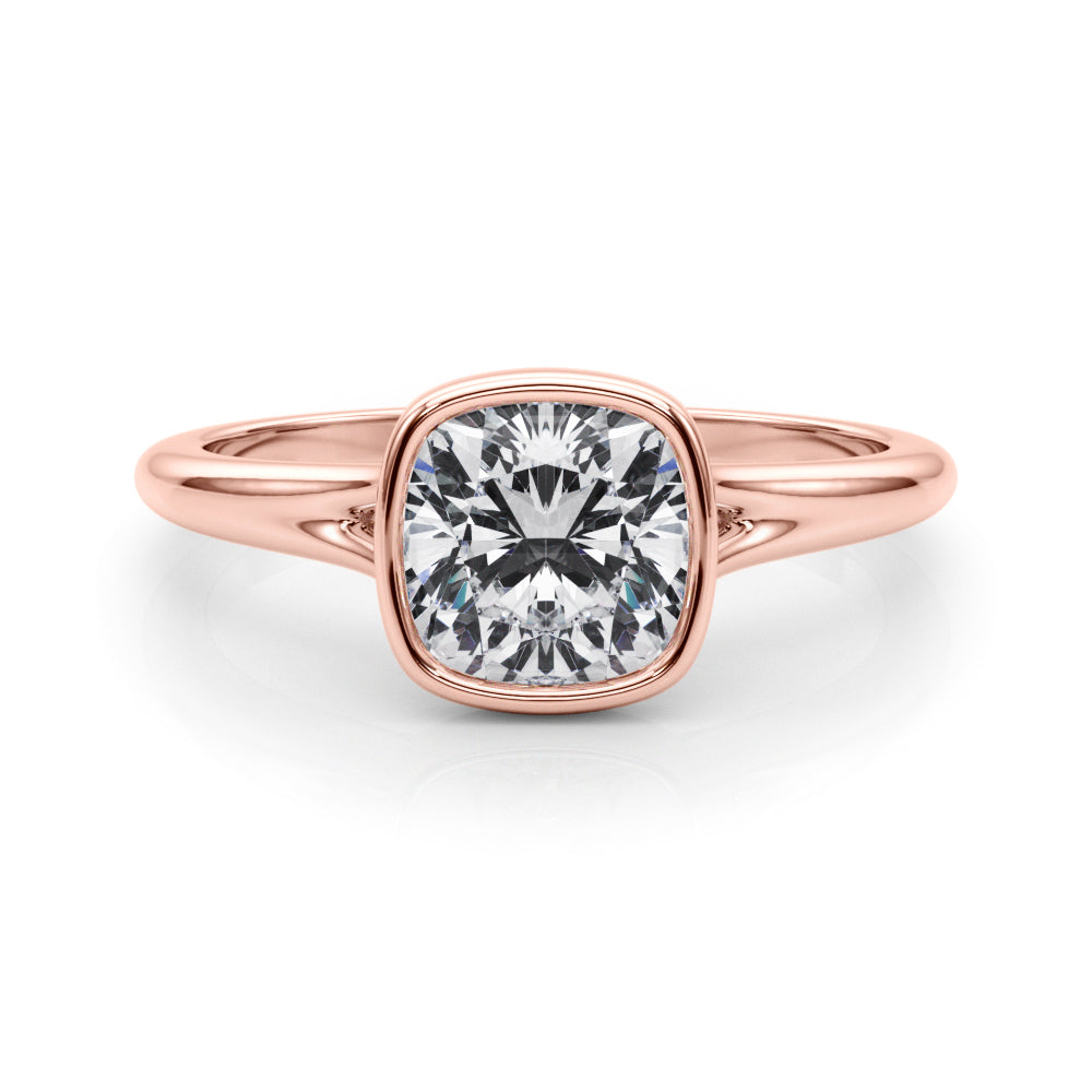 rose gold | shape: cushion