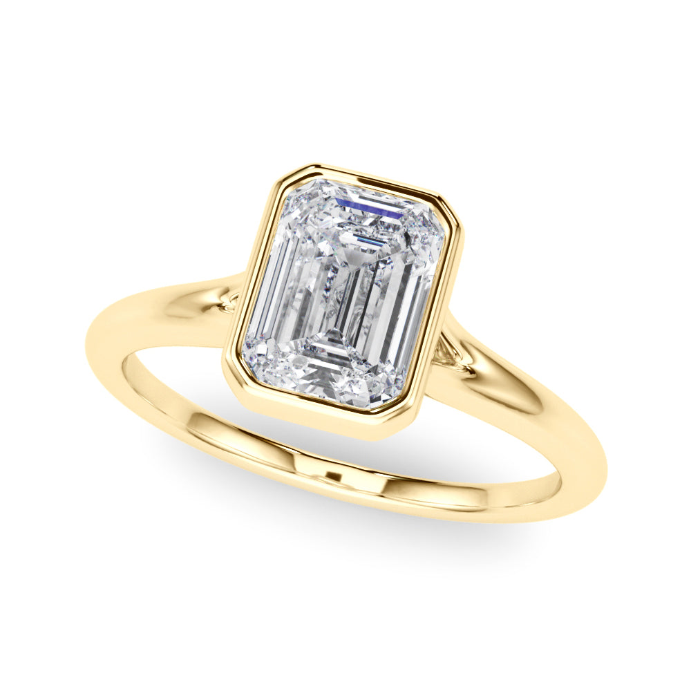 yellow gold | shape: emerald