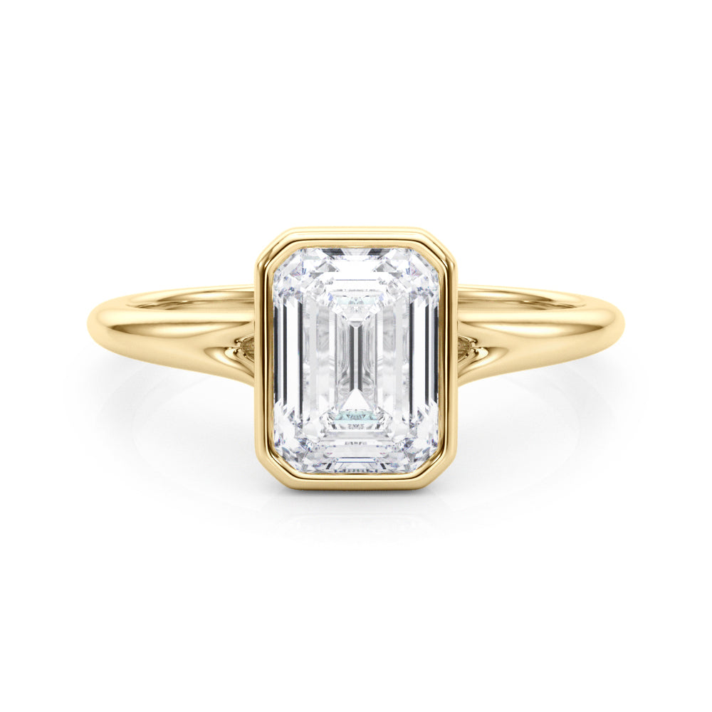 yellow gold | shape: emerald